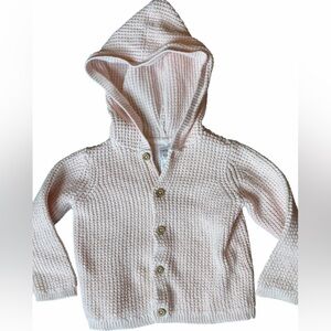 Carter's baby girl Light Pink  Button-Up Hoodie jacket size 12 months